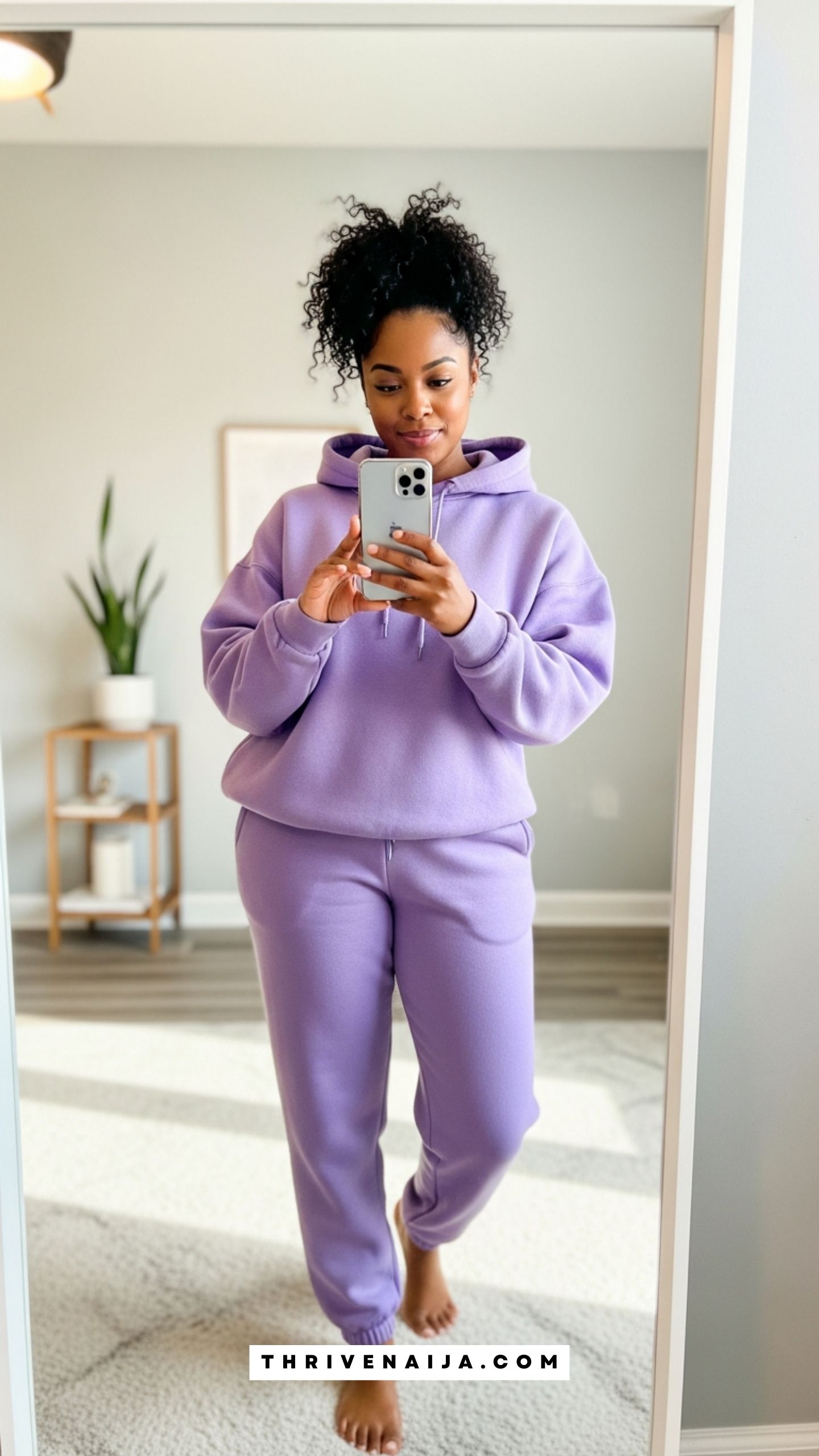 Lavender Sweat Set (Crewneck + Joggers)