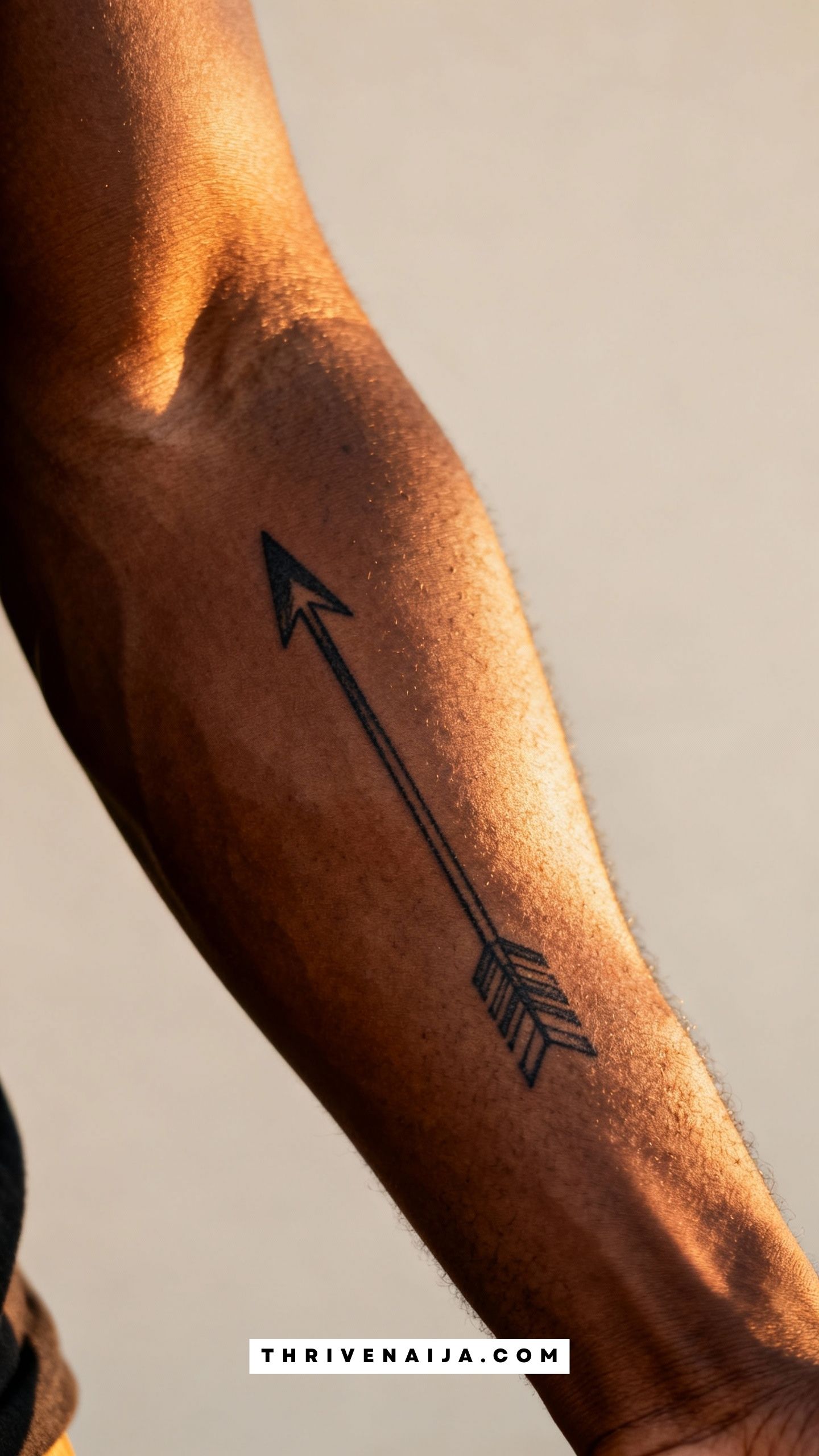 Matching Arrow Forearm Tattoo