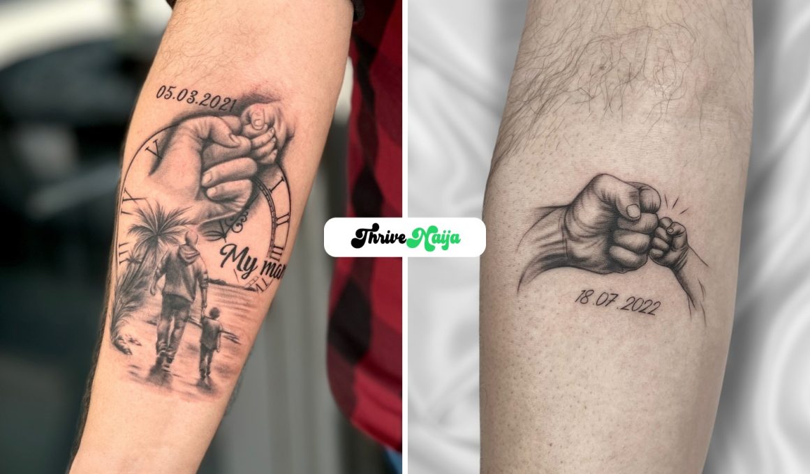 Meaningful Father and Son Tattoos for Men