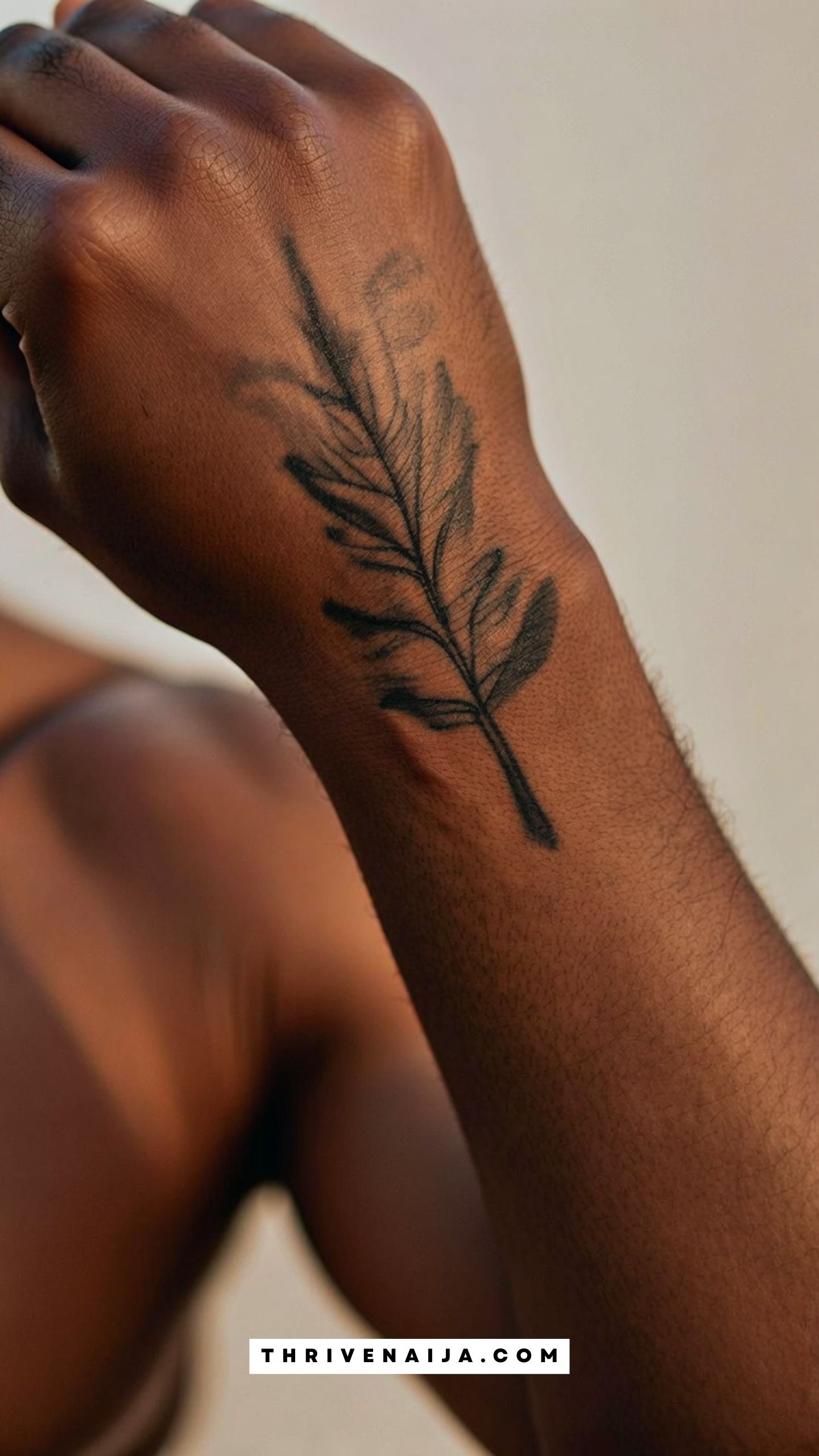 Naruto Leaf Village Symbol Wrist Tattoo