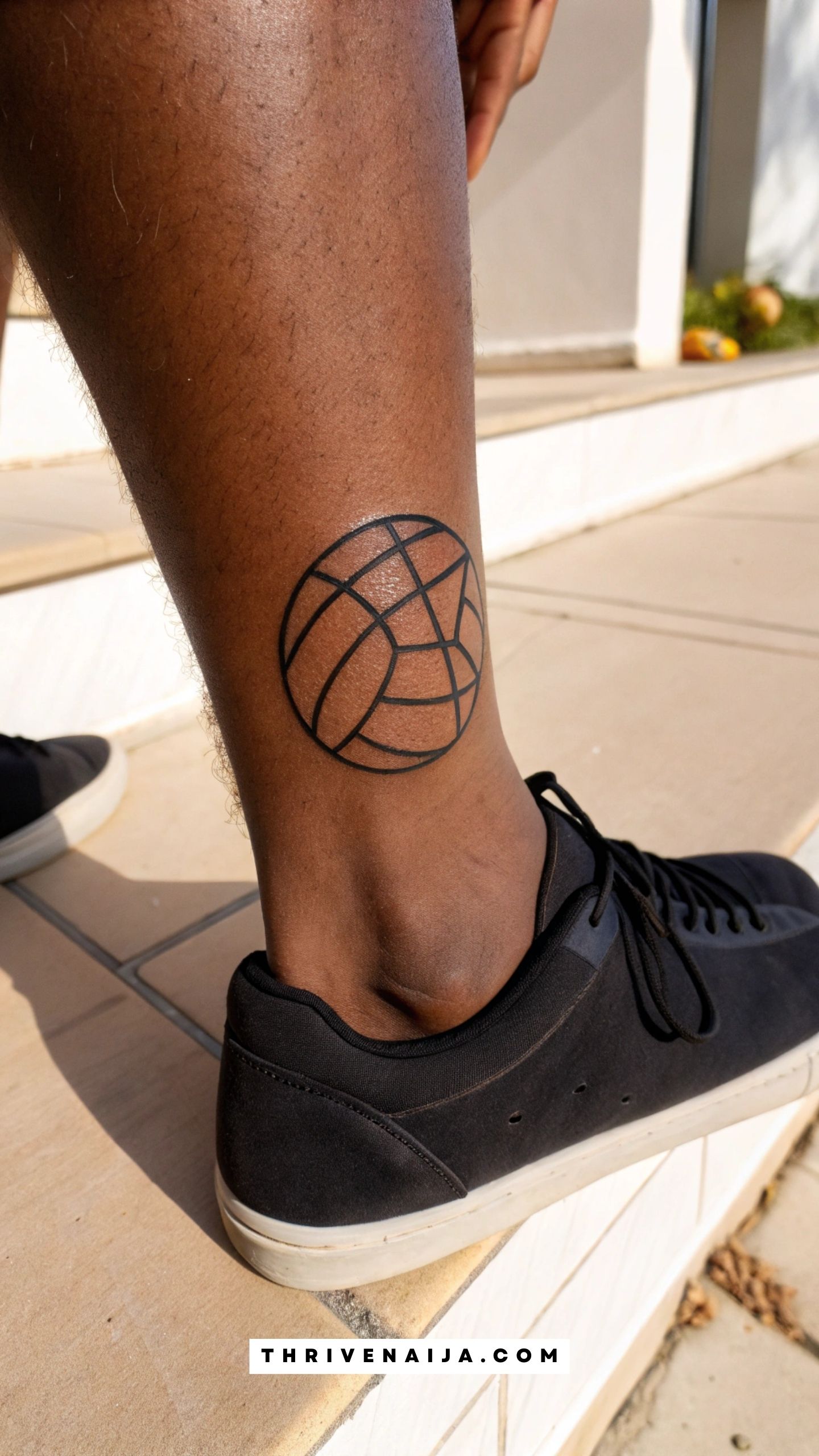 Pokémon Poké Ball Minimal Dot Tattoo Ankle