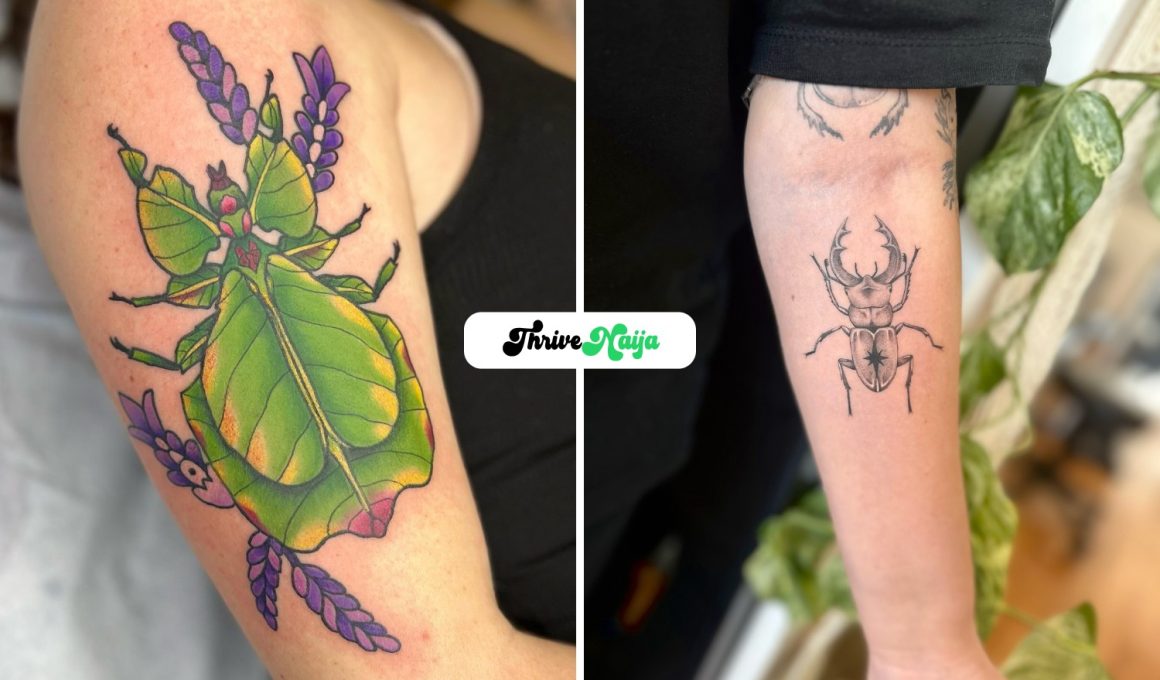Quirky and Fun Bug Tattoo Ideas