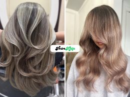 Soft Milk Tea Hair Color Ideas