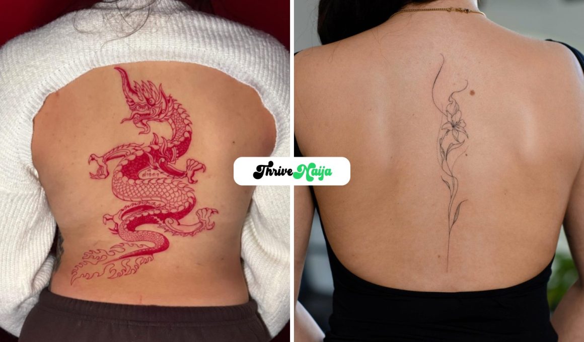 Spine Tattoo Designs for Women