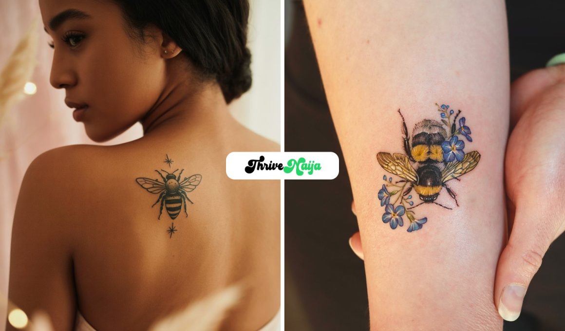Sweet and Stylish Bee Tattoo Ideas