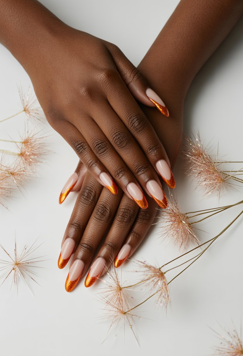 Tangerine Chrome Flame Tips