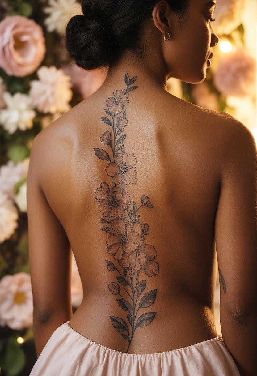 Vertical Floral Stem