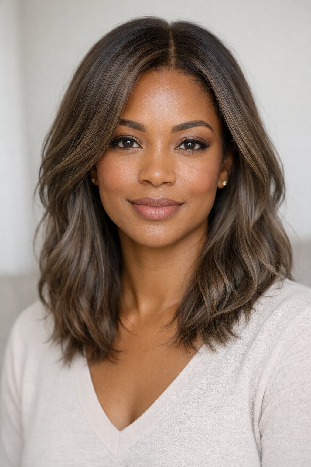 Warm-Cool Mushroom Brown Blend (Black Woman)