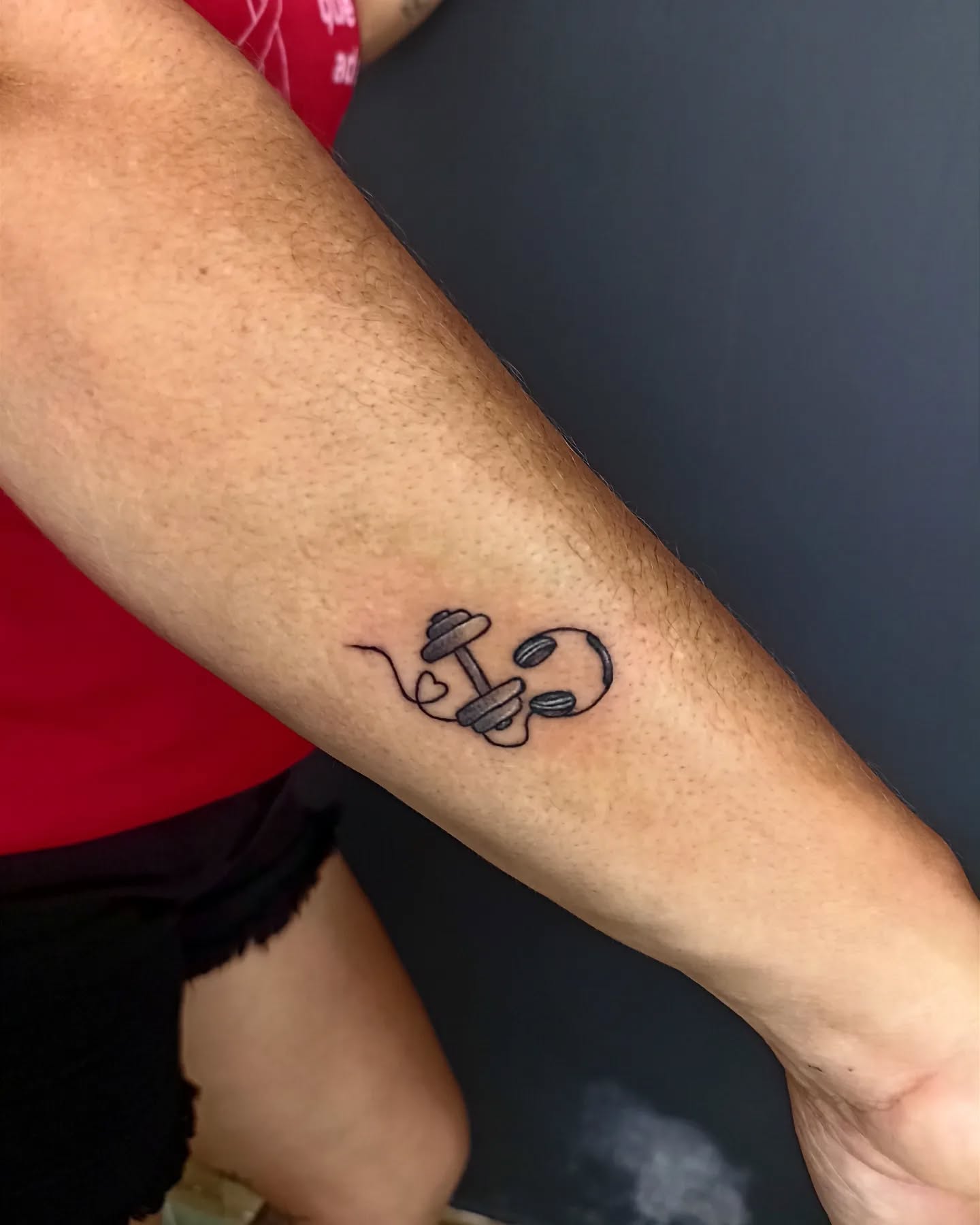 Music and Fitness Tattoo