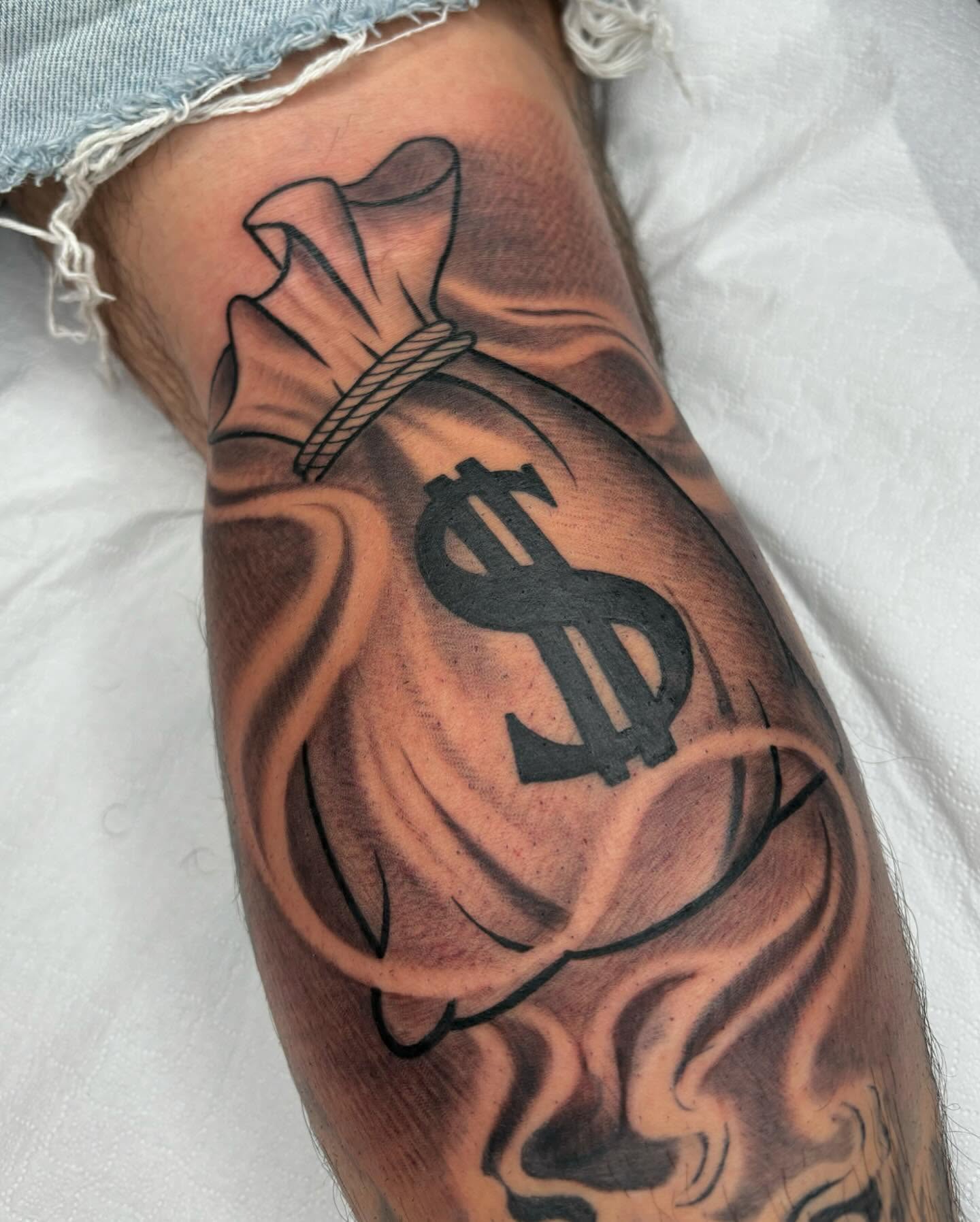 Cash Bag Tattoo