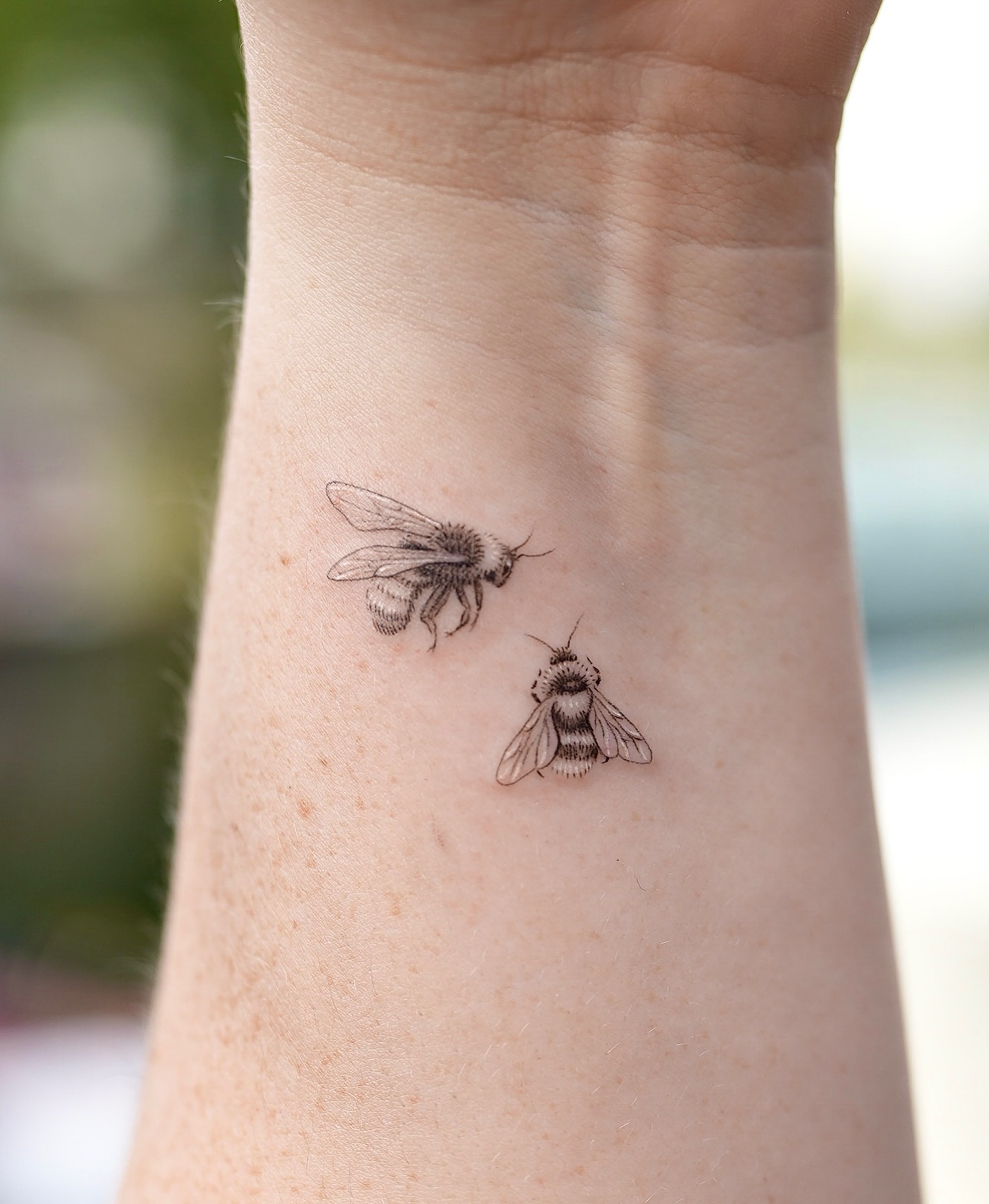 Double Bee Tattoo