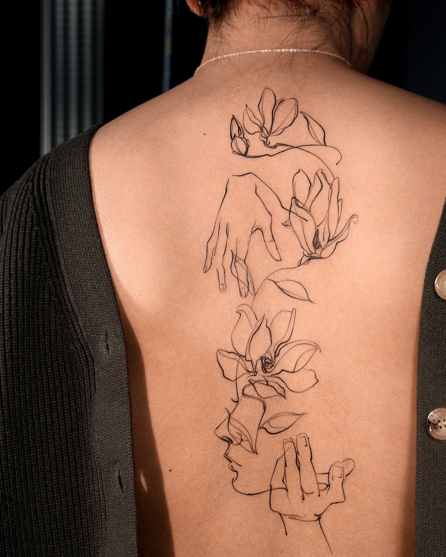 Sketch Line Tattoo Design