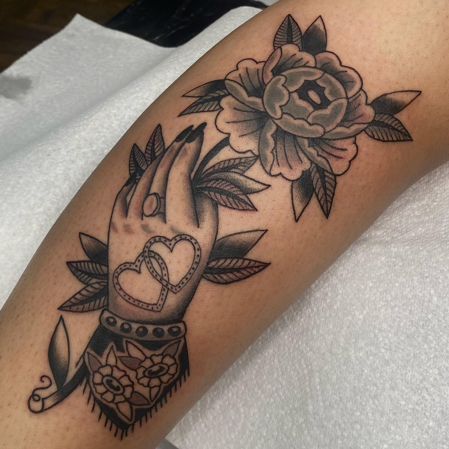 Shaded Traditional Tattoo