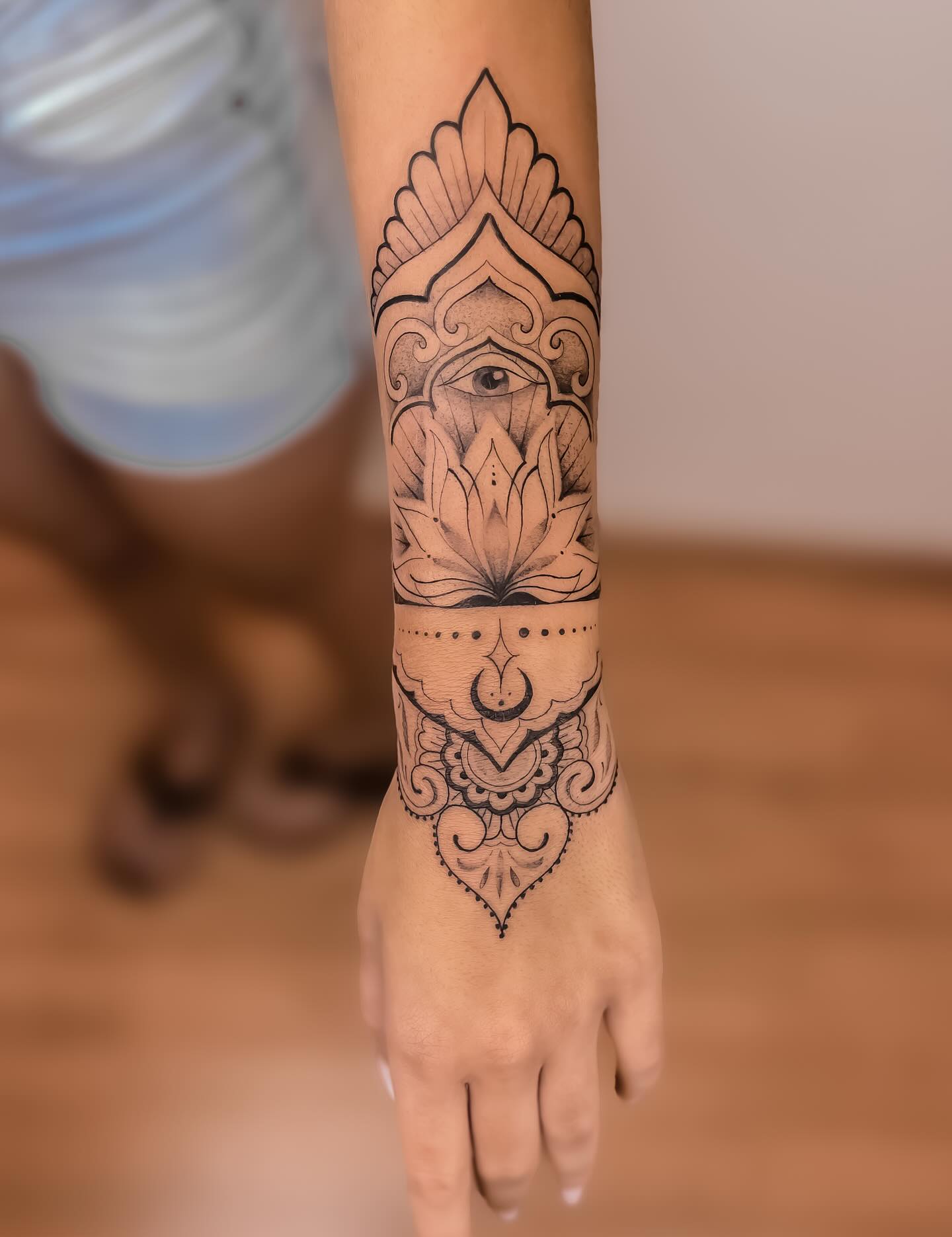 Ornamental arm Tattoo