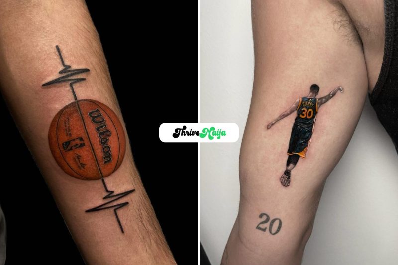 Basketball Tattoos for Men