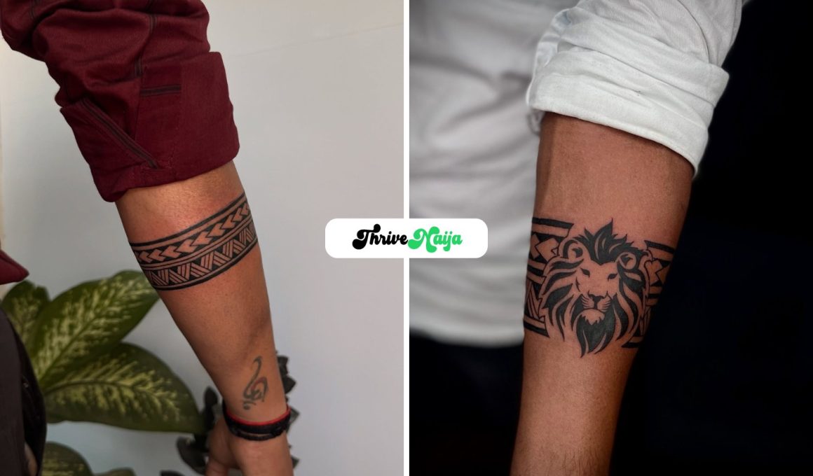Bold Arm Band Tattoos for Men