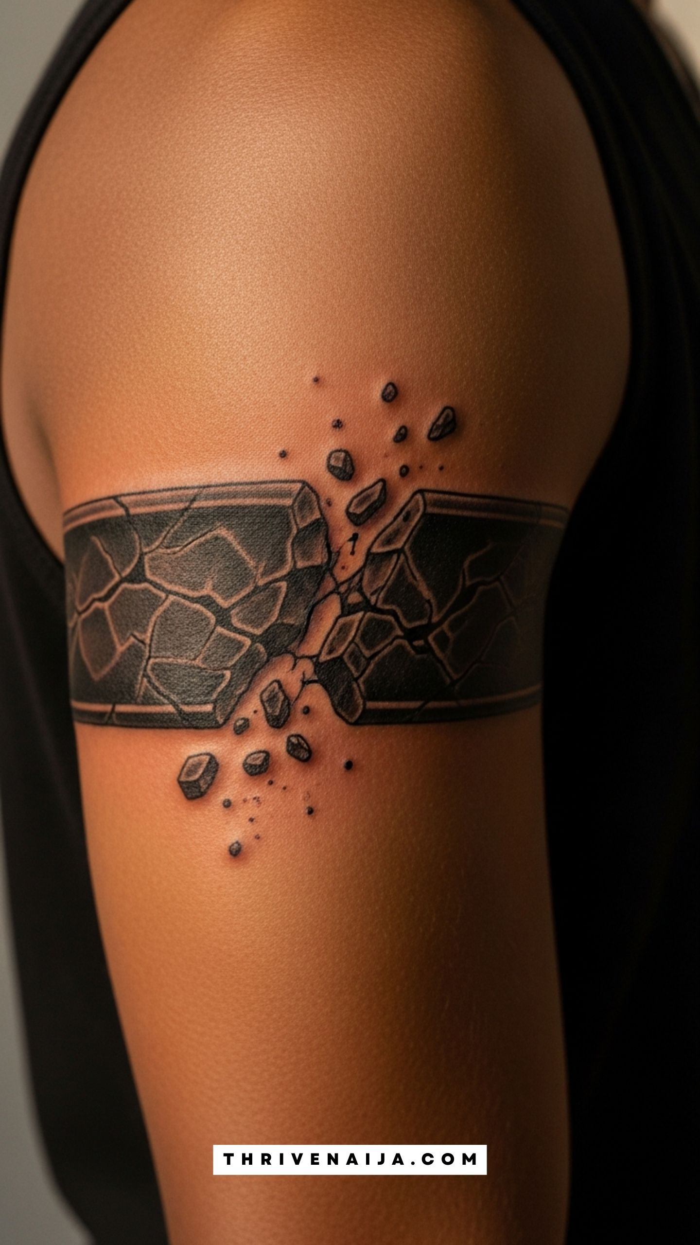 Broken Arm Band Tattoo