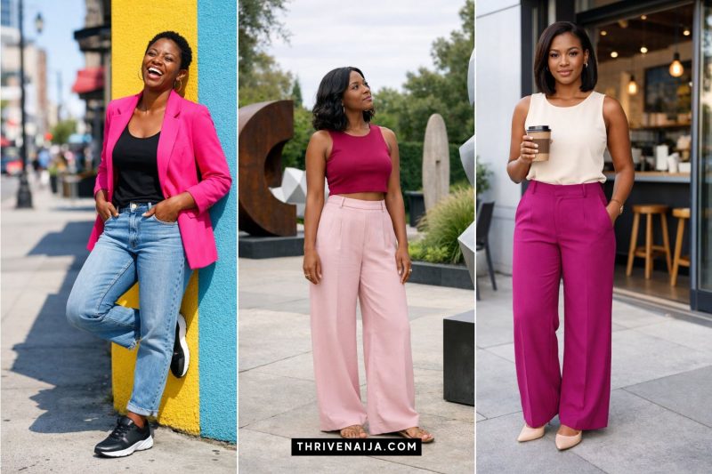 Cute Pink Outfit Ideas For Black Women