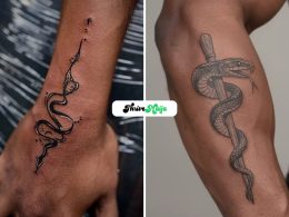 Fierce Snake Tattoos for Men