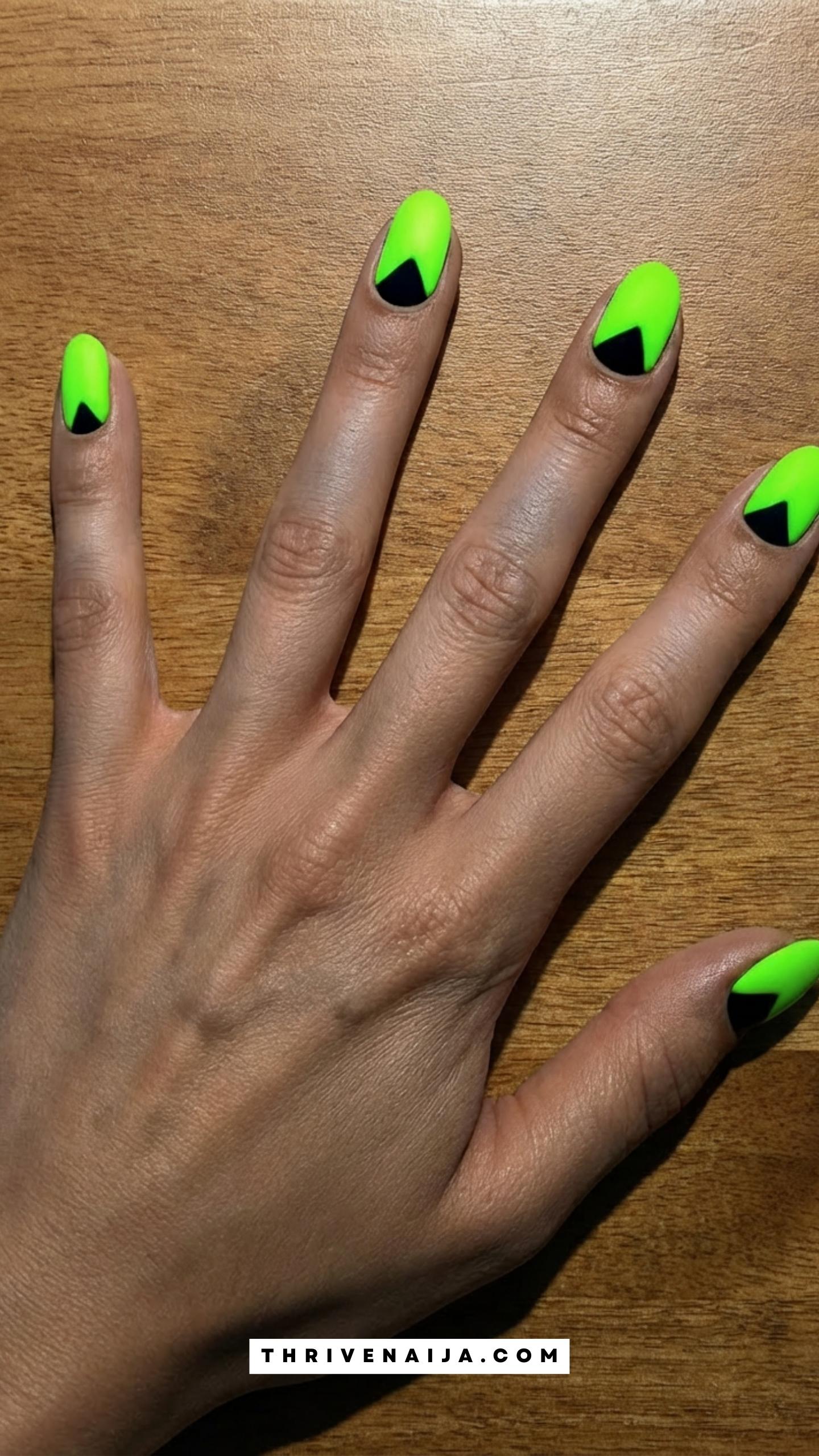 Neon Green Negative Space