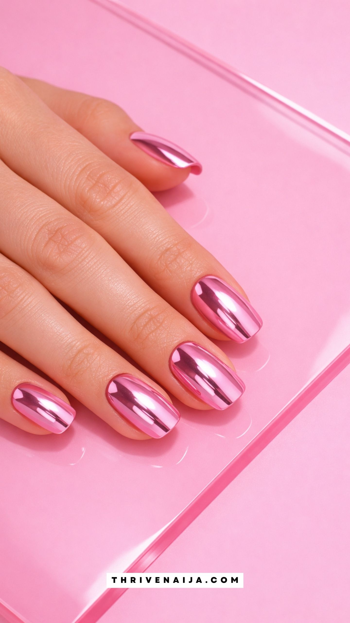 Soft Pink Chrome