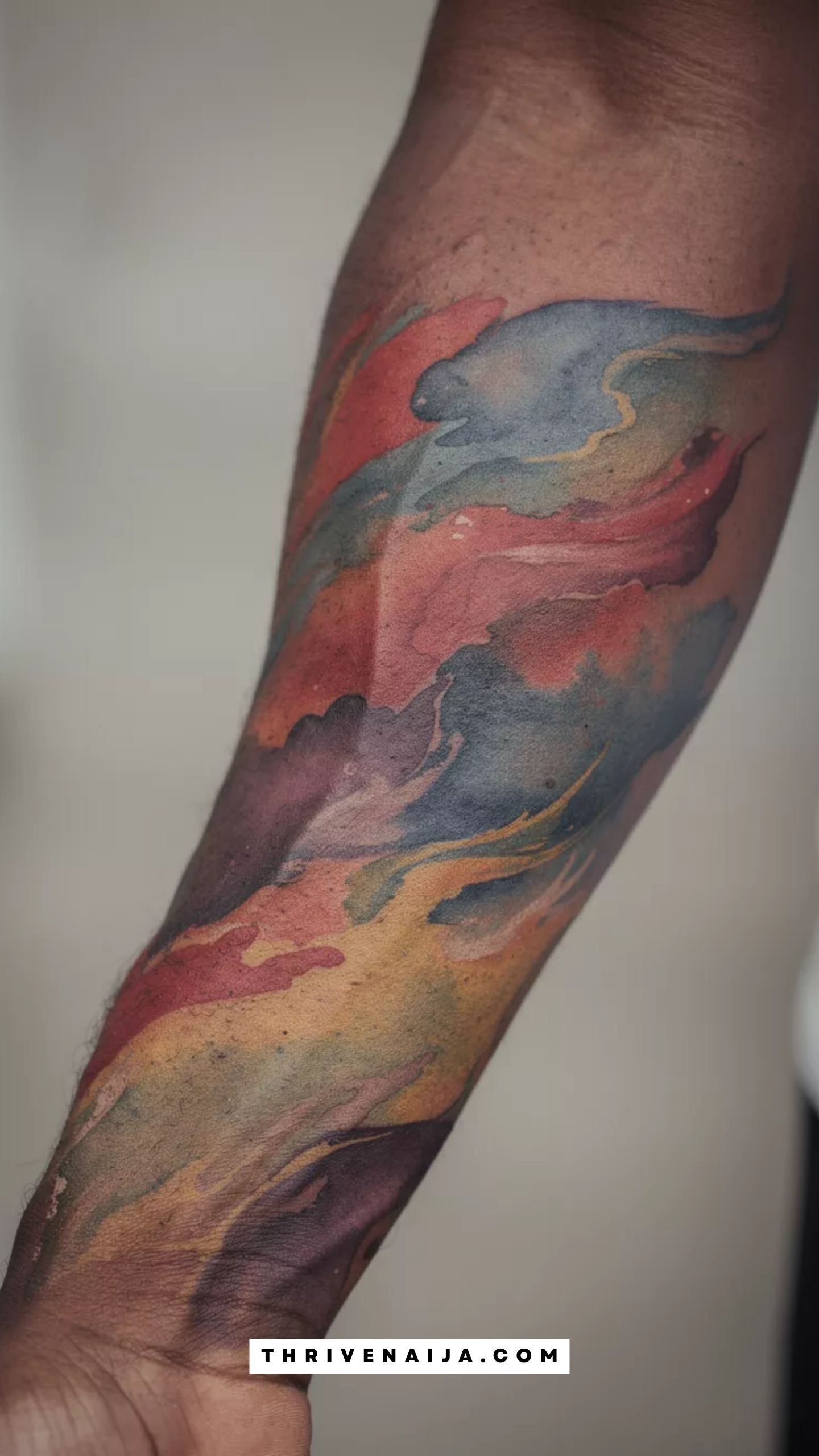 The Abstract Watercolor Sleeve