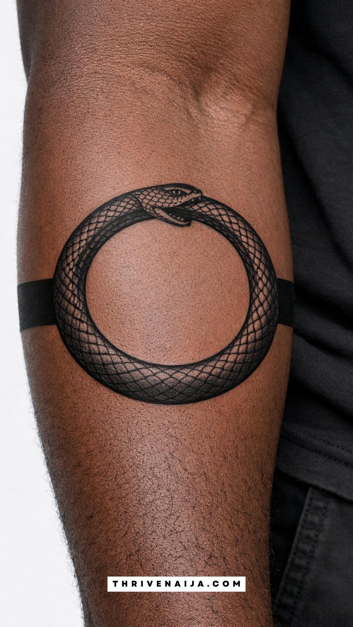 The Ouroboros Forearm Band