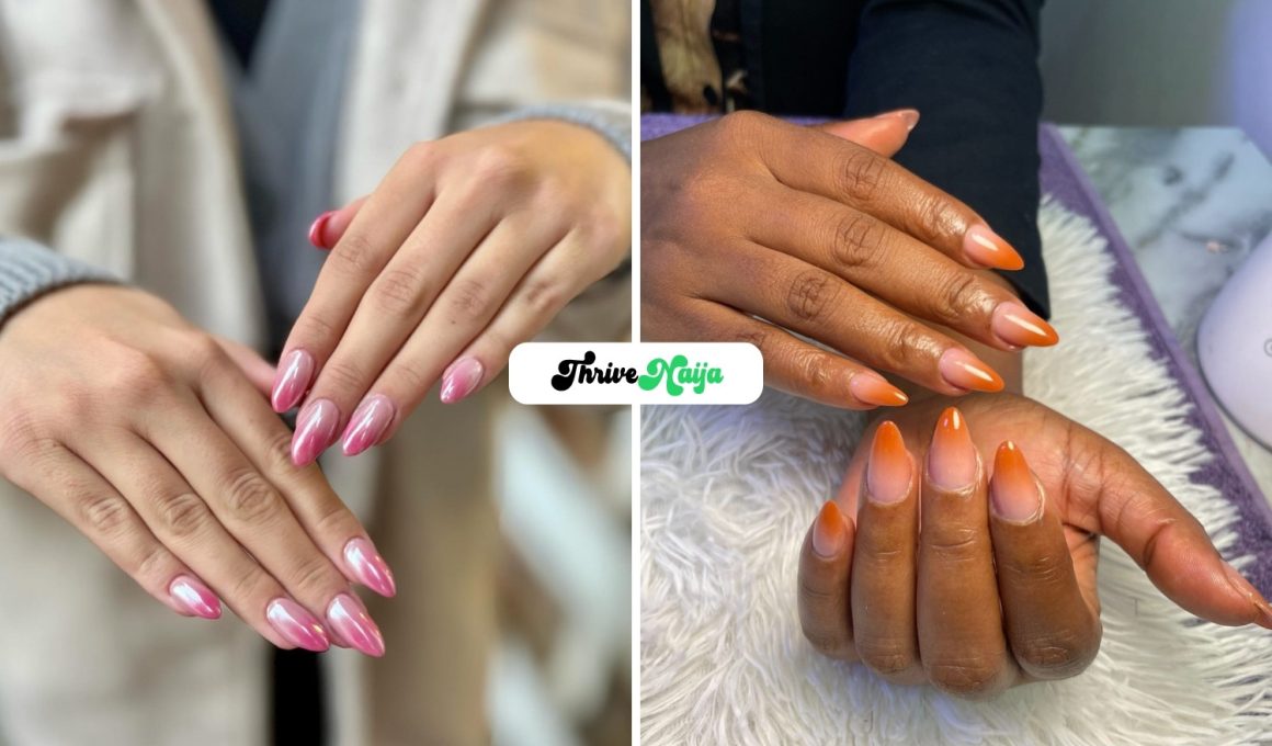 Trendy Ombre Gel Nail Designs
