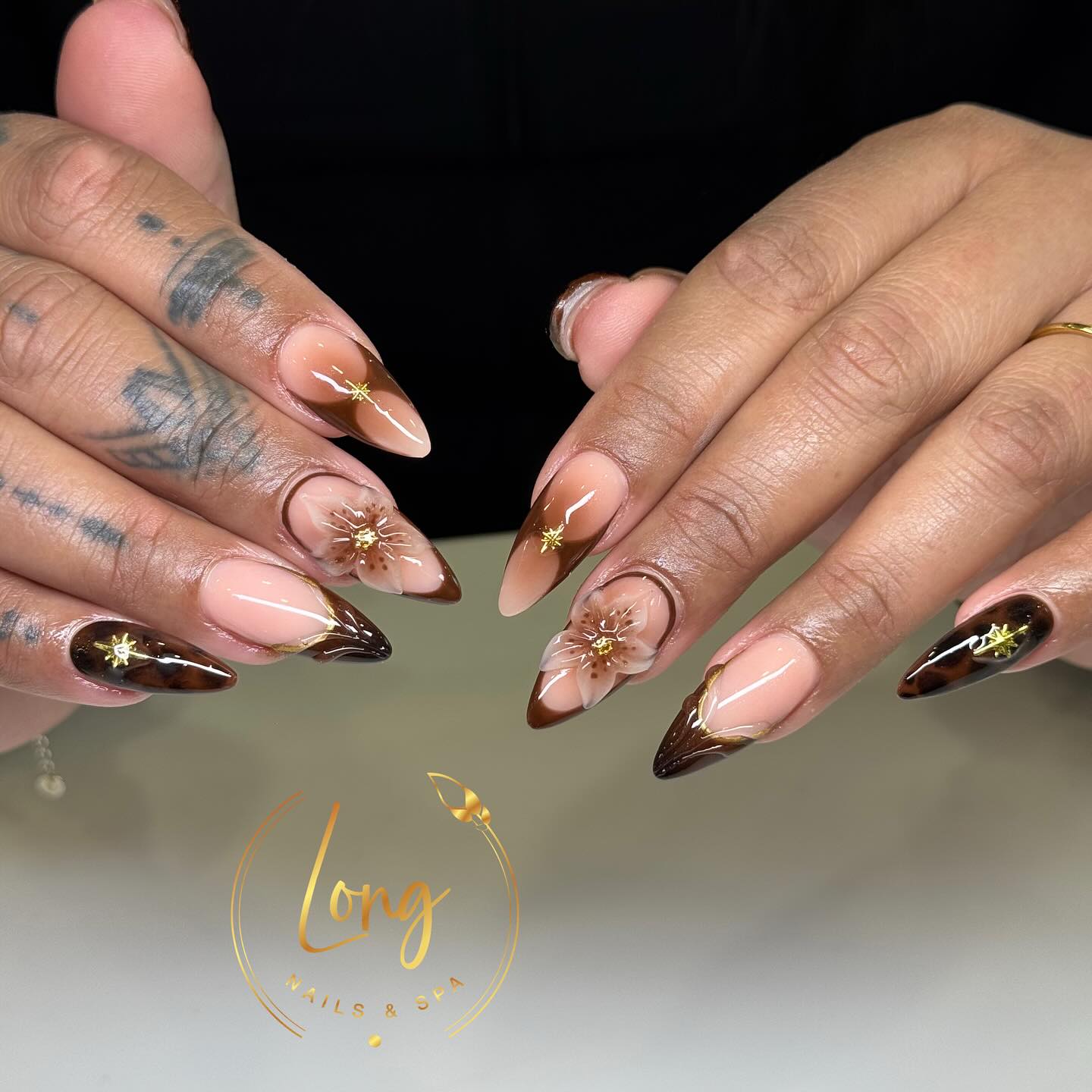 fall-inspired 3D floral set