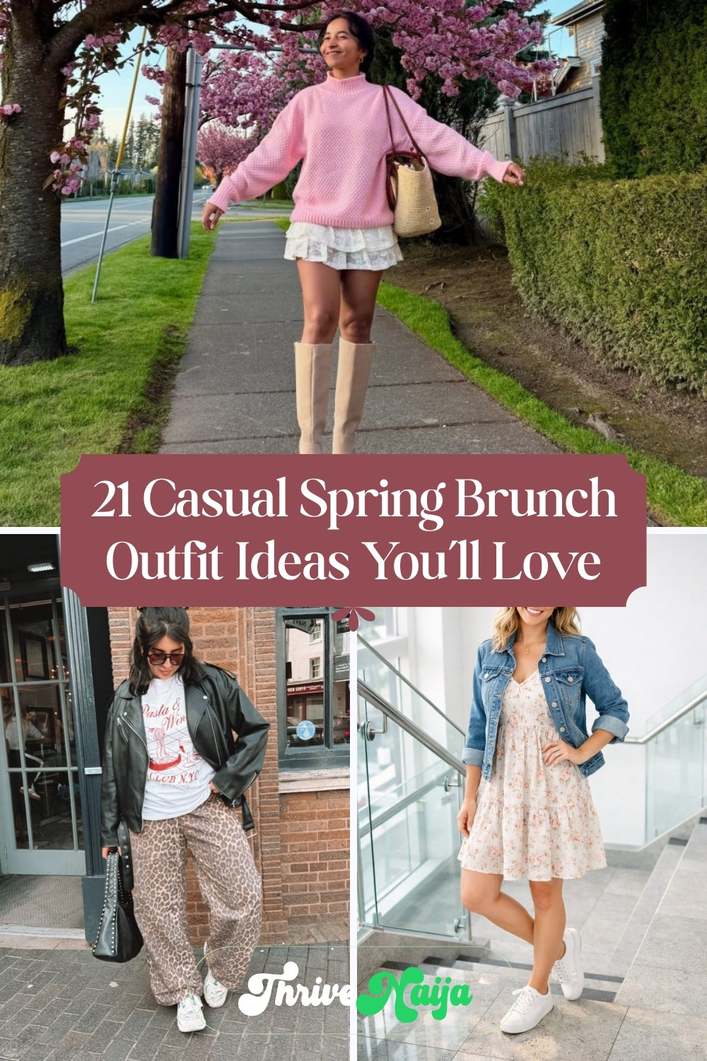 spring brunch date outfits pin