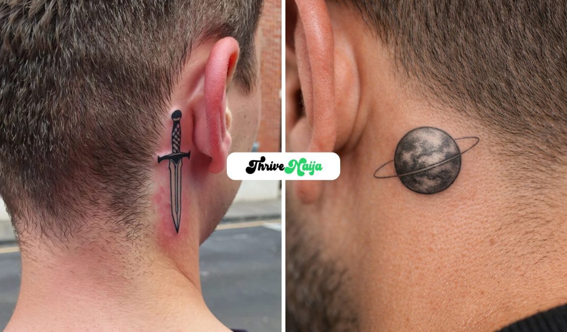 Back of Ear Tattoo Ideas