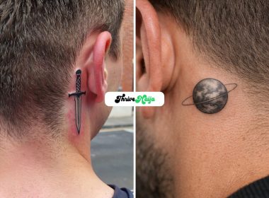 Back of Ear Tattoo Ideas