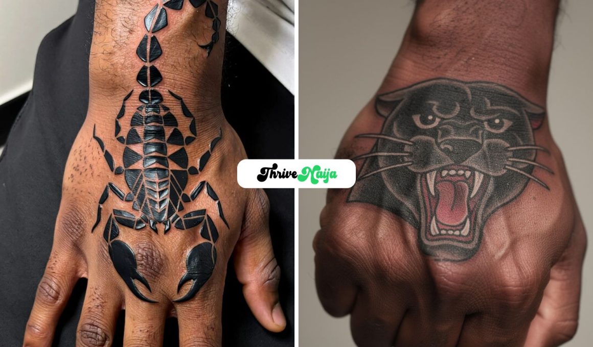 Back of Hand Tattoo Ideas for Men