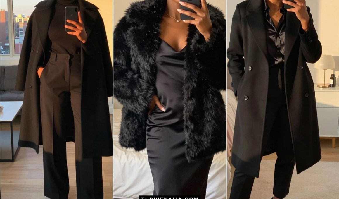 Black Coat Outfit Ideas