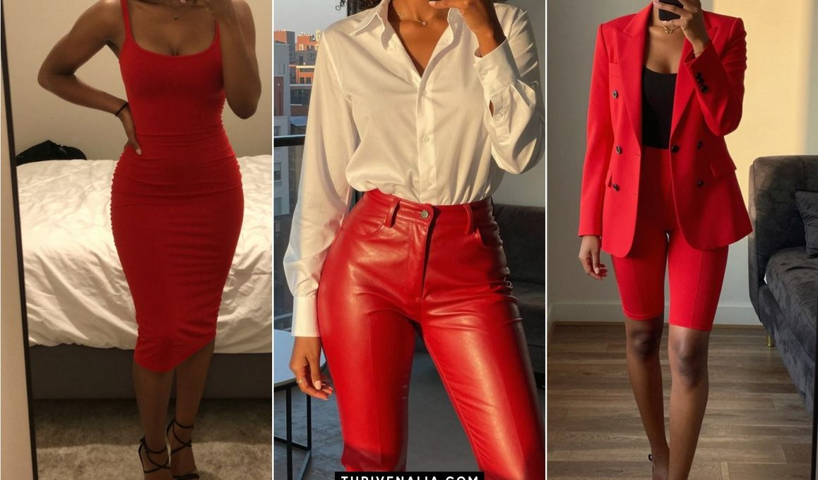 Bold Red Outfit Ideas for Black Women