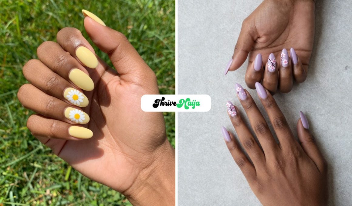 Floral Spring Nail Ideas