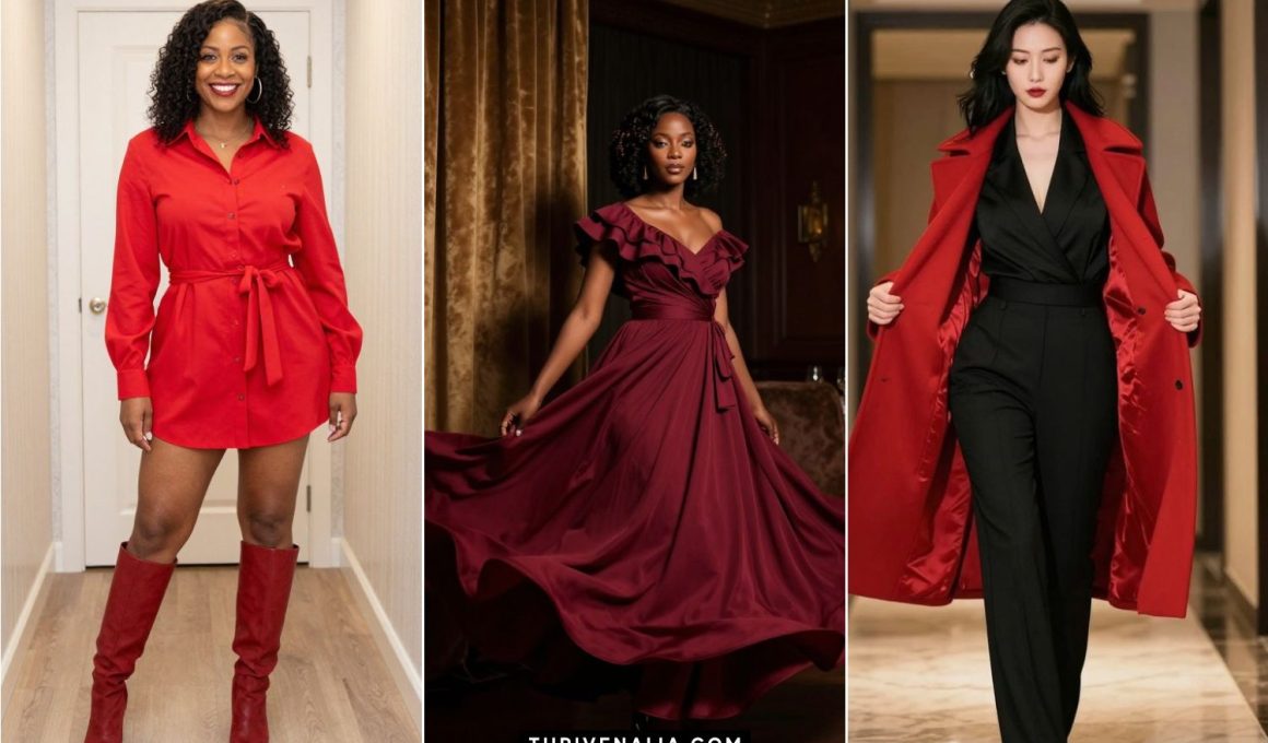 Red Bachelorette Party Outfit Ideas