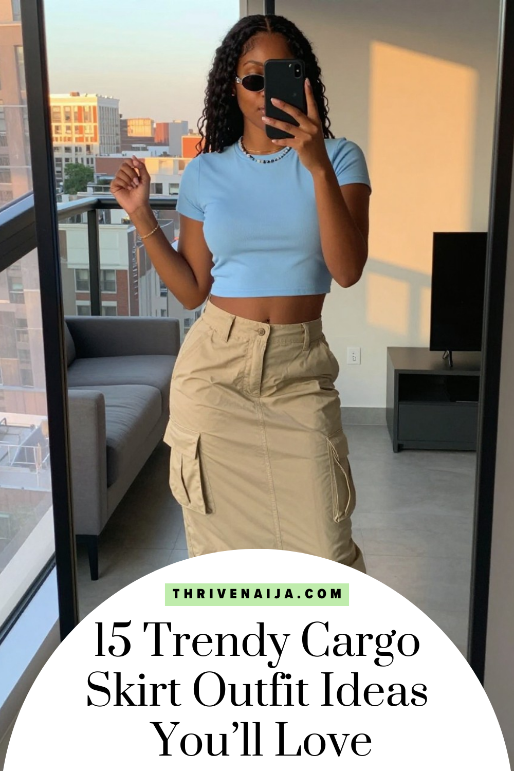 Trendy Cargo Skirt Outfit Ideas