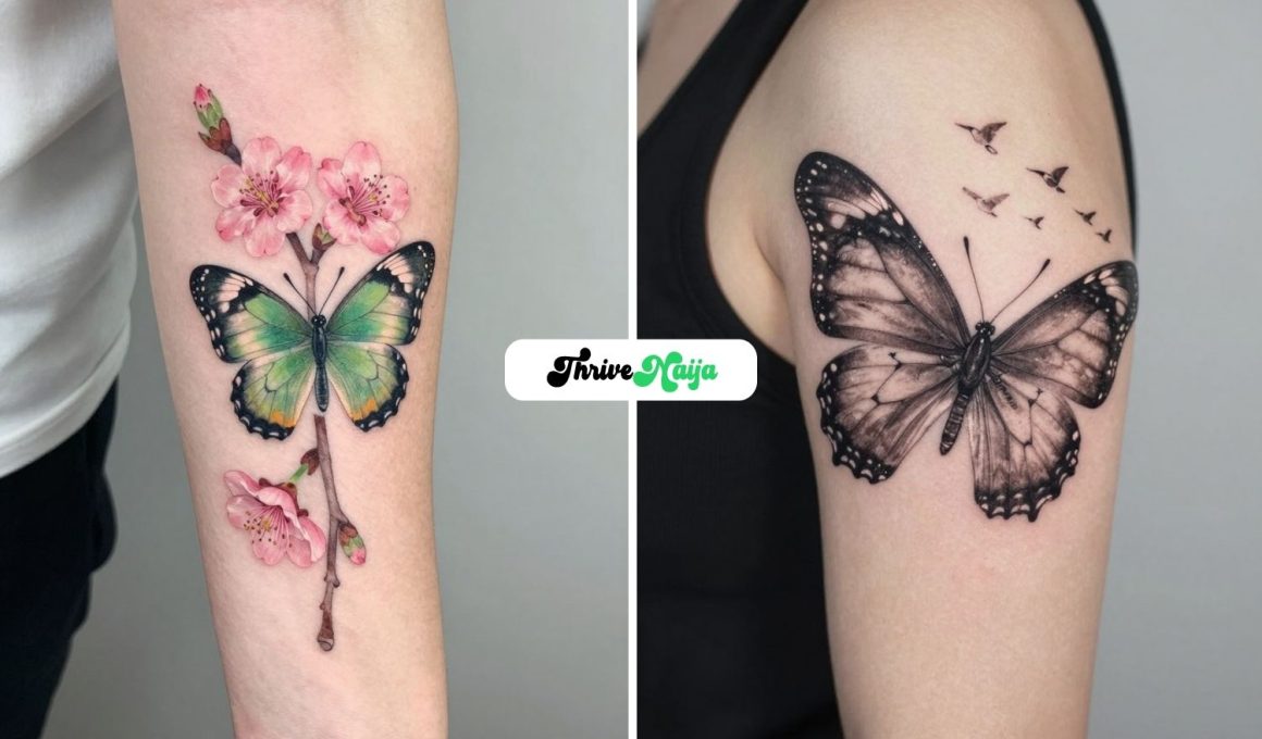 Butterfly Sleeve Tattoo Ideas