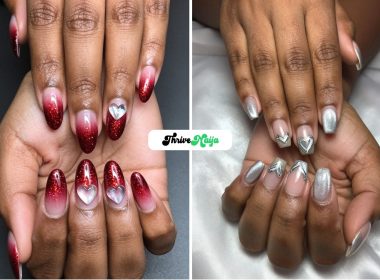 Heart Cat Eye Nail Ideas