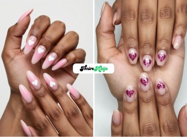 Pink Heart Nail Ideas