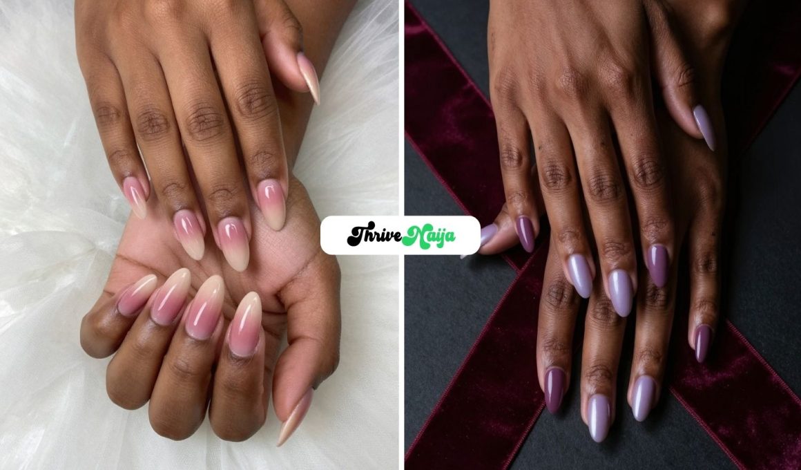 Soft Bridal Ombré Nail Ideas