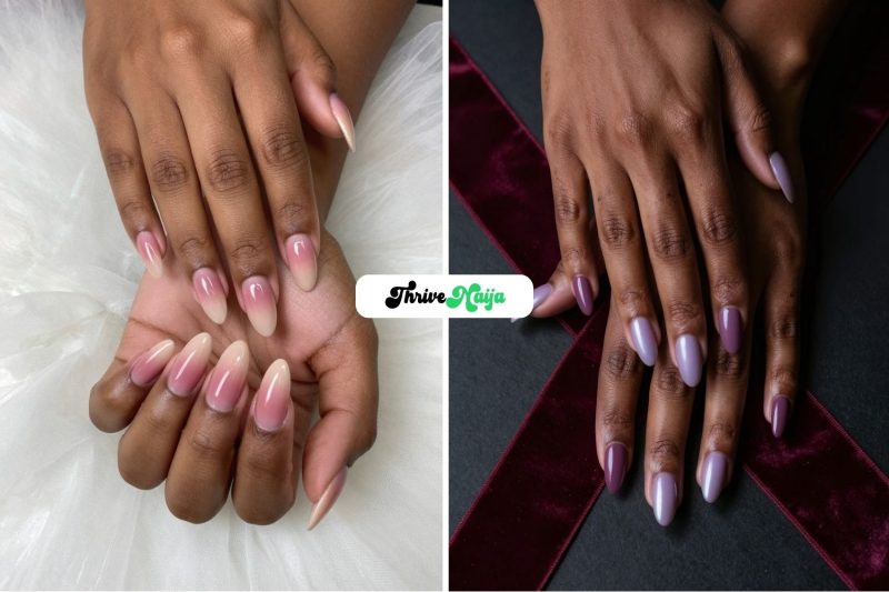 Soft Bridal Ombré Nail Ideas