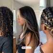 Black Hair Ideas With Blonde Highlights