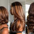 Brown Hair Ideas With Highlights for Black Women