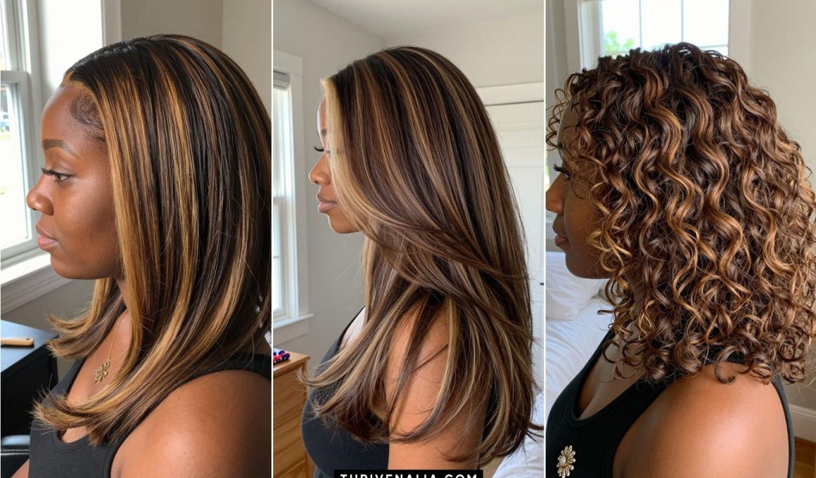 Brunette Hair Ideas With Blonde Highlights