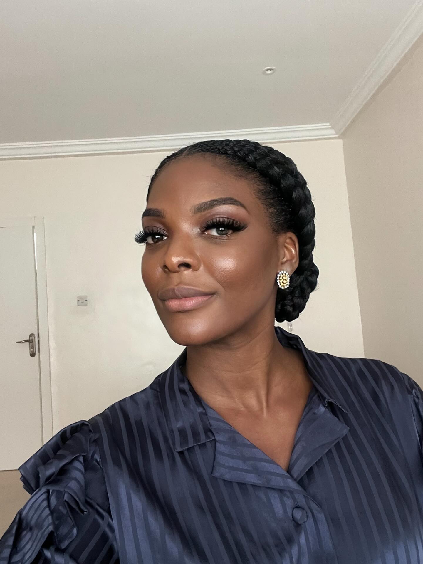 Flat Twist Cornrow Hairstyle