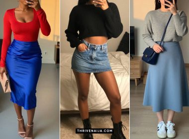 Fresh Blue Skirt Outfit Ideas