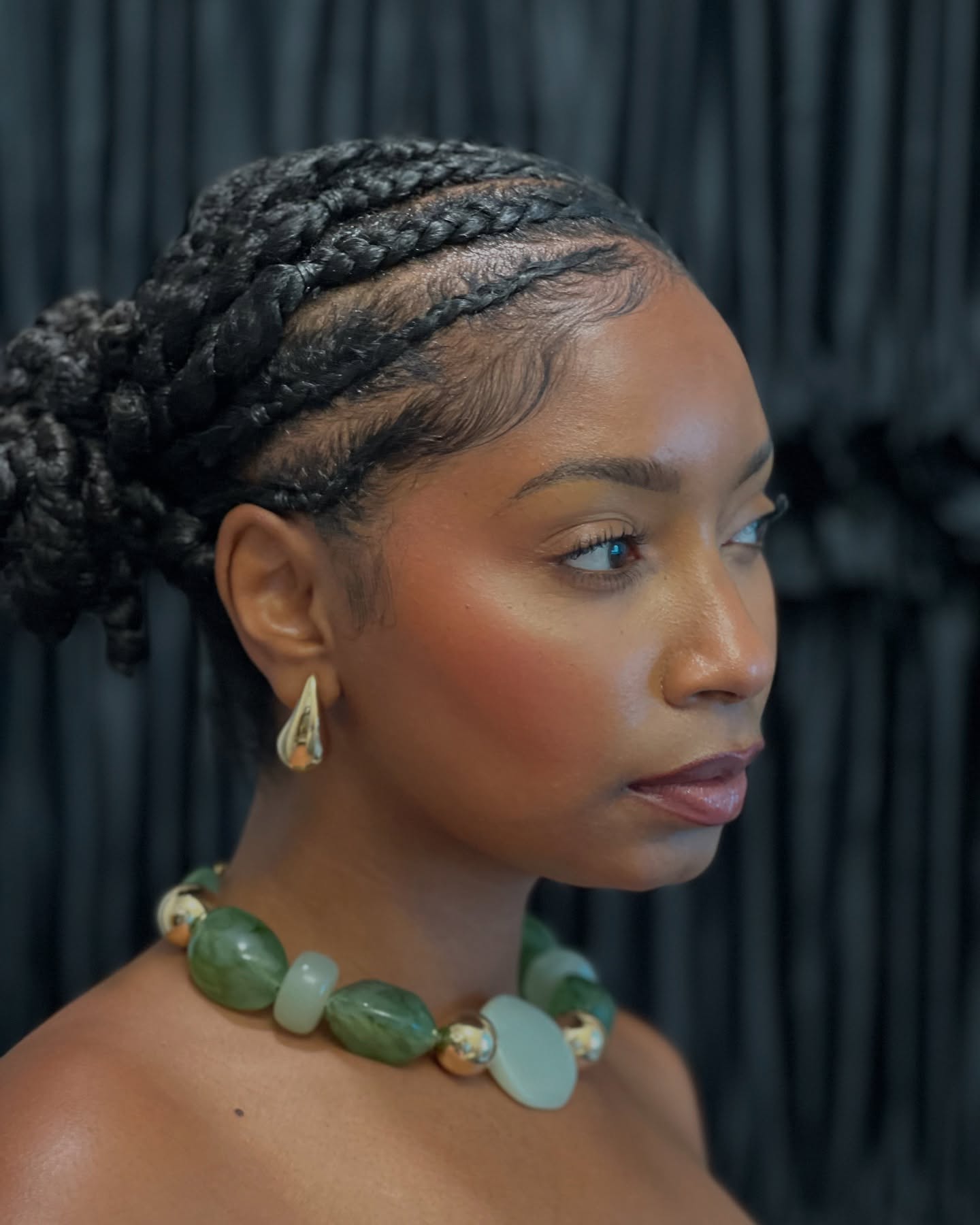 Fulani Twist Out Cornrow