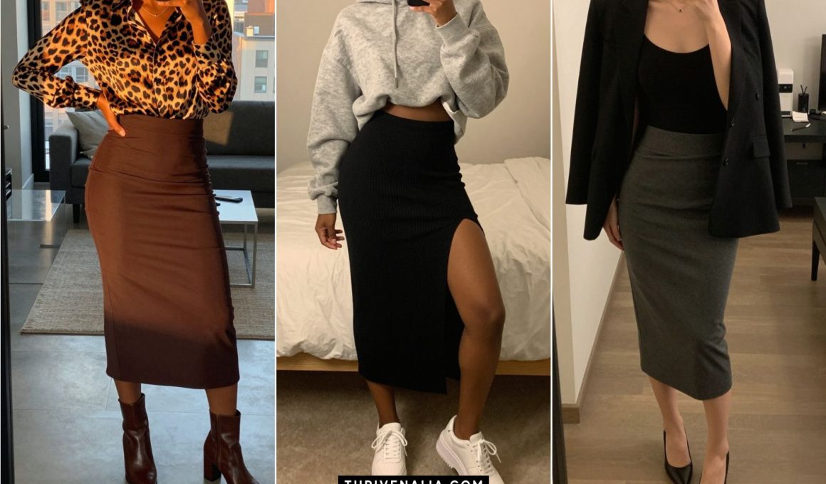 Midi Skirt Outfit Ideas